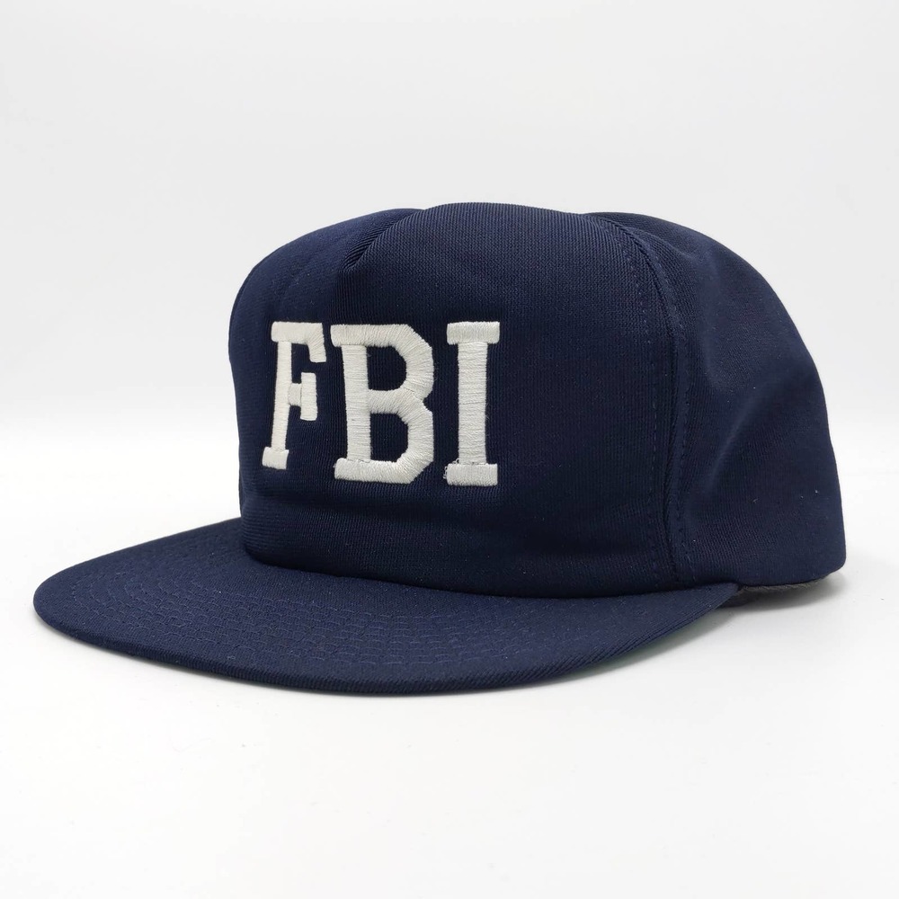 Vintage Fbi Trucker Hat Snapback Cap Federal Bureau O… - Gem
